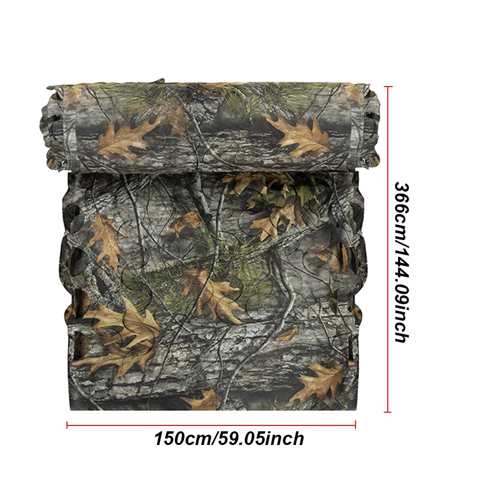 Hunting Camouflage Net Laser Cutting Leafs Camouflage Net Outdoor Sniper Hunting Shooting Camouflage Hunting Accessories